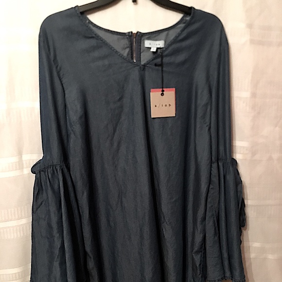 k lab denim dress Derek Lam 10 Crosby Lya Belted Denim Dress